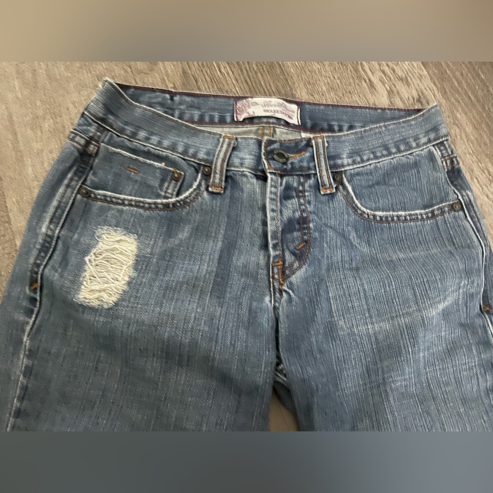 levi strauss signature jeans womens (sz Juniors 3 / 24 Inches) Lot # 226